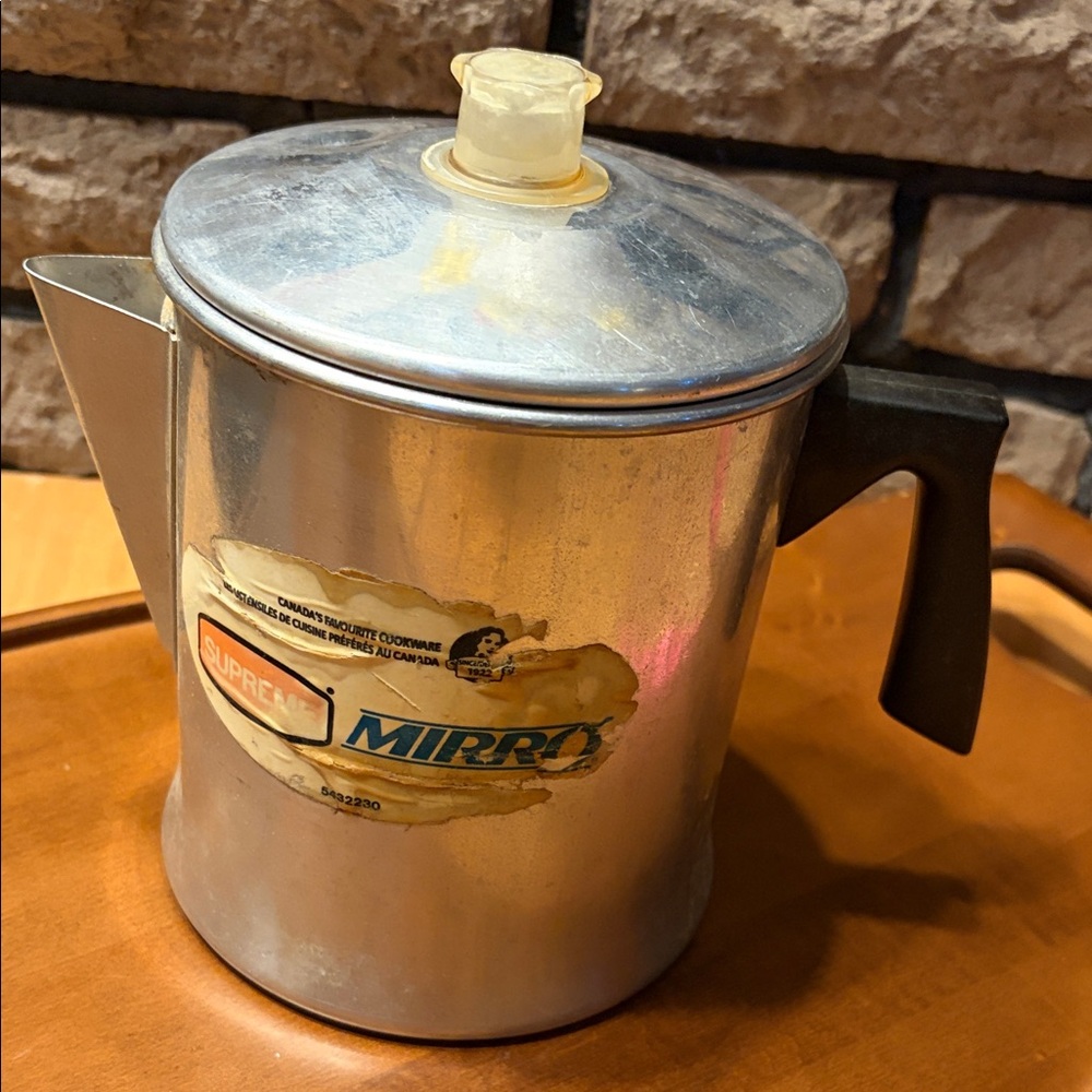 Aluminum Mirro Supreme Coffee Percolator - like seen on “The Madison”
